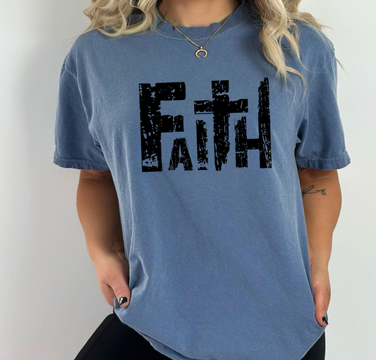 Faith Black - DTF Transfer