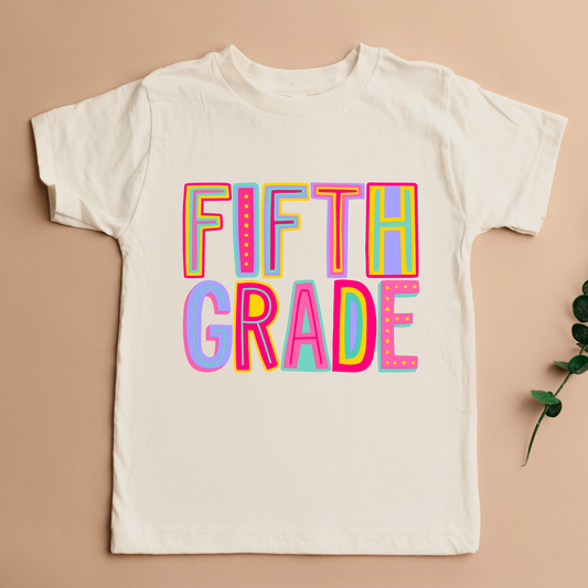 Fifth Grade Pink - DTF Transfer