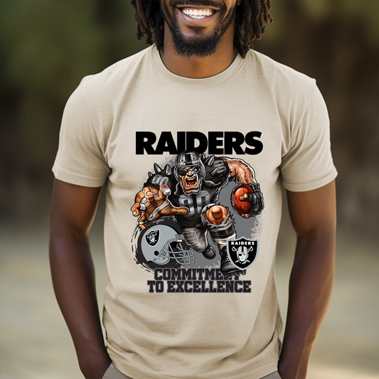 Las Vegas Raiders Football Commitment To Excellence - DTF Transfer