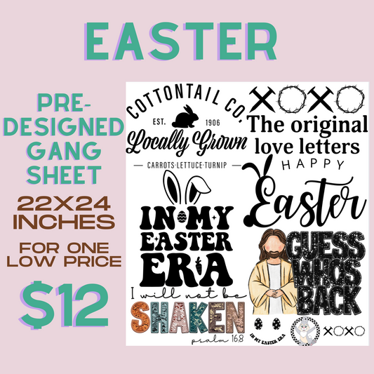 Easter Era - Pre Designed Gang Sheet
