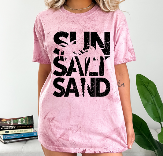Sun Salt Sand (Black) - DTF Transfer
