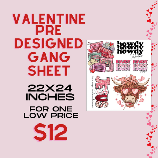 Country Love - Pre Designed Gang Sheet