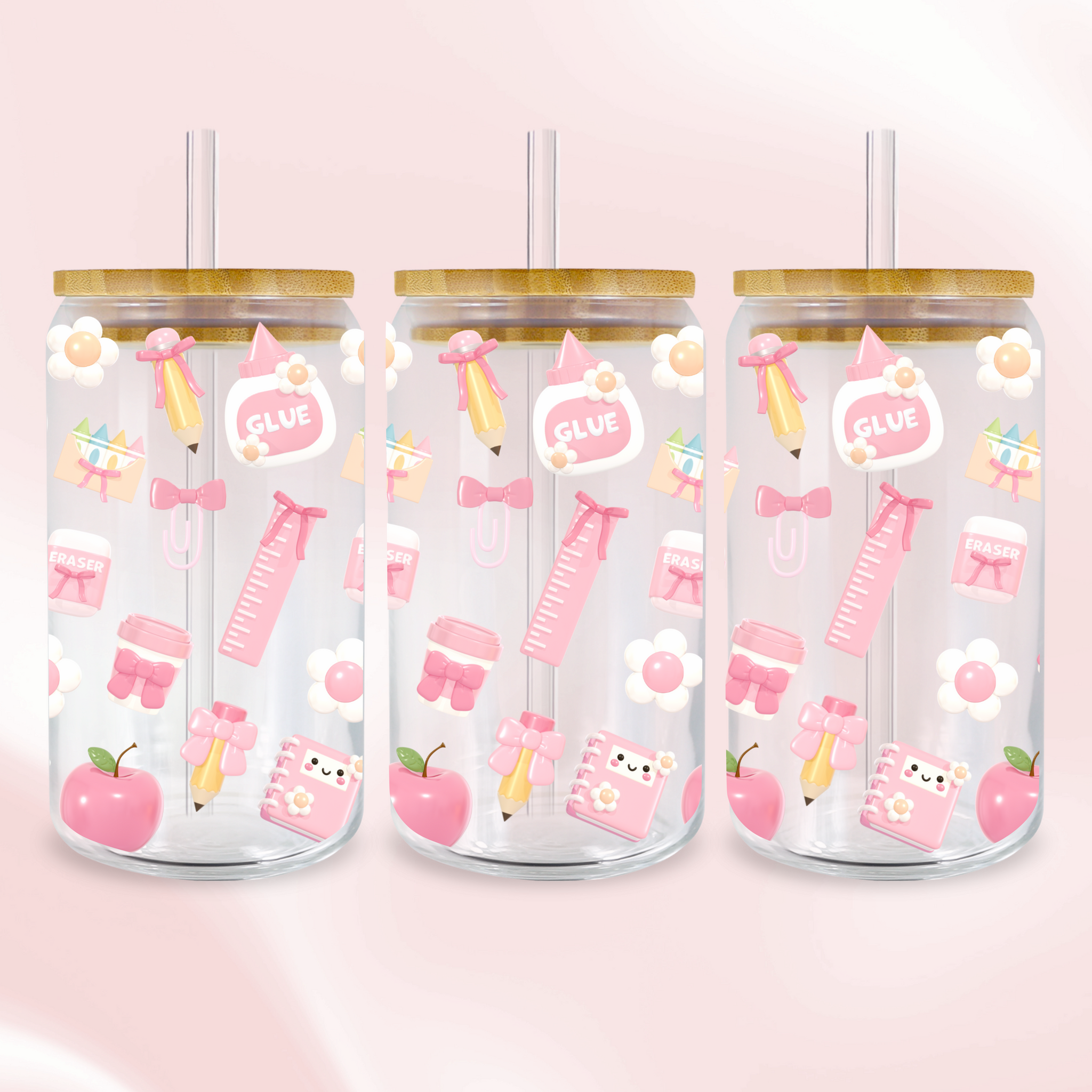 Back to Cute Wrap - UV DTF Sticker