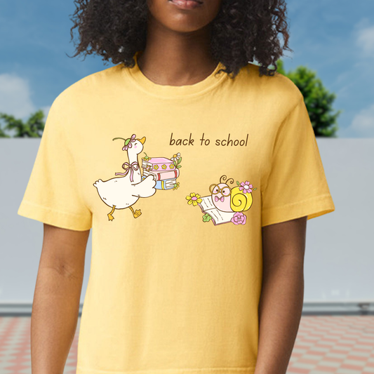 Back to School Goose - DTF Transfer