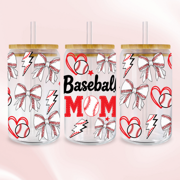 Baseball Mom Wrap - UV DTF Sticker