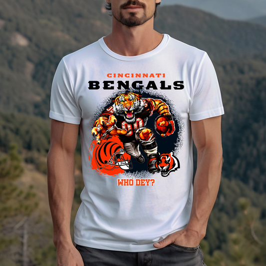 Cincinnati Bengals Football Who Dey? - DTF Transfer