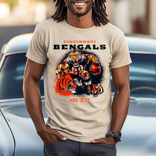 Cincinnati Bengals Football Who Dey? - DTF Transfer