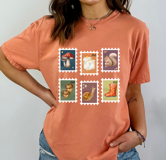 Cottage Stamps - DTF Transfer