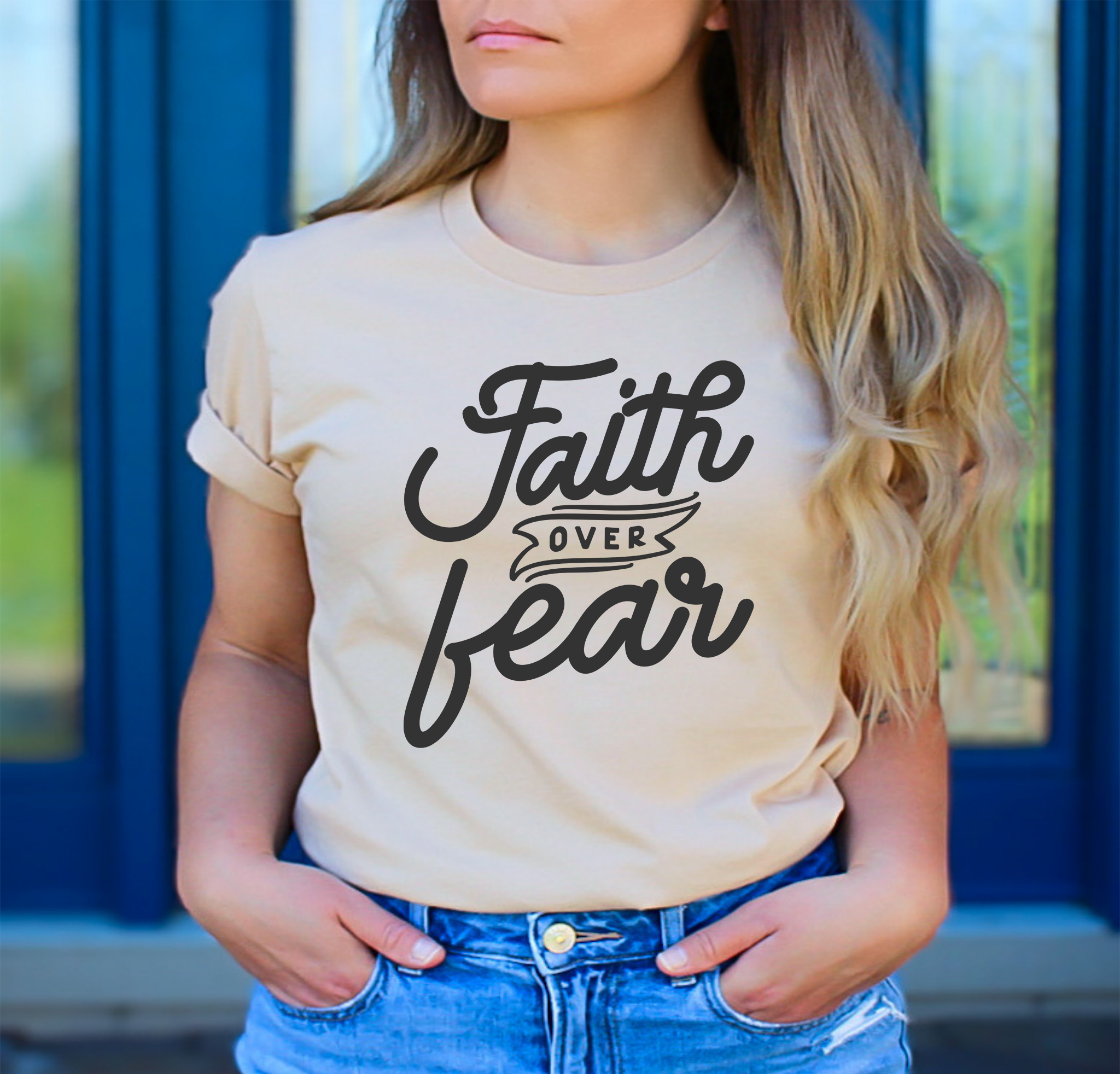 Faith Over Fear - DTF Transfer