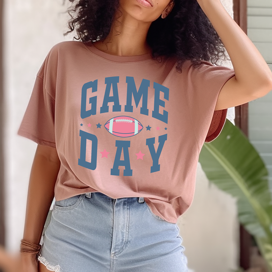 Game Day Pastel Football - DTF Transfer