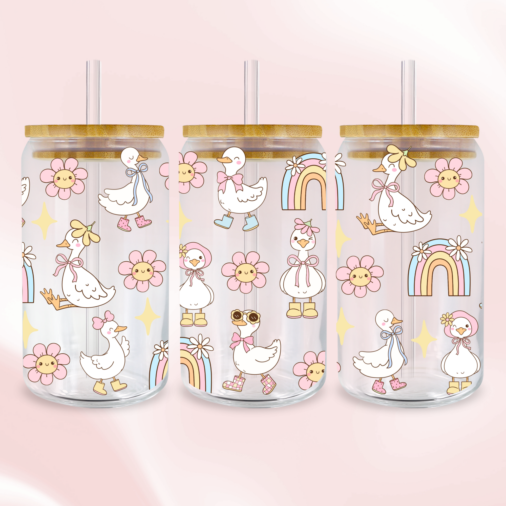 Garden Party Goose Wrap - UV DTF Sticker