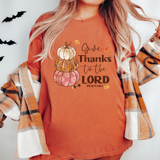 Give Thanks To The Lord - DTF Transfer