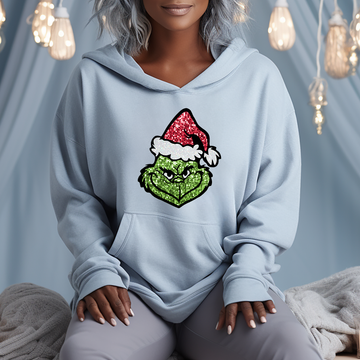 Glittery Grinch Christmas - DTF Transfer