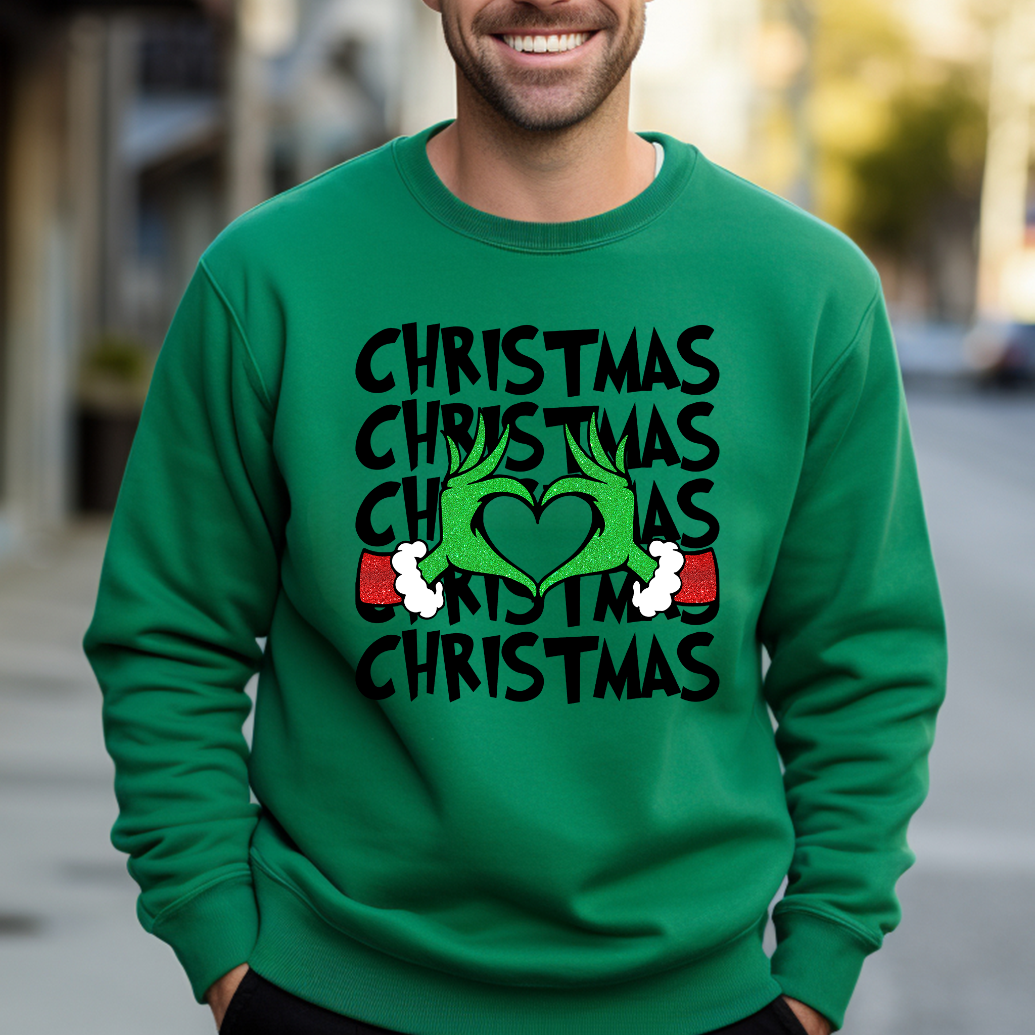 Grinch Loves Christmas - DTF Transfer