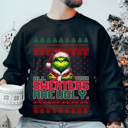 Grouchy Ugly Sweaters - DTF Transfer