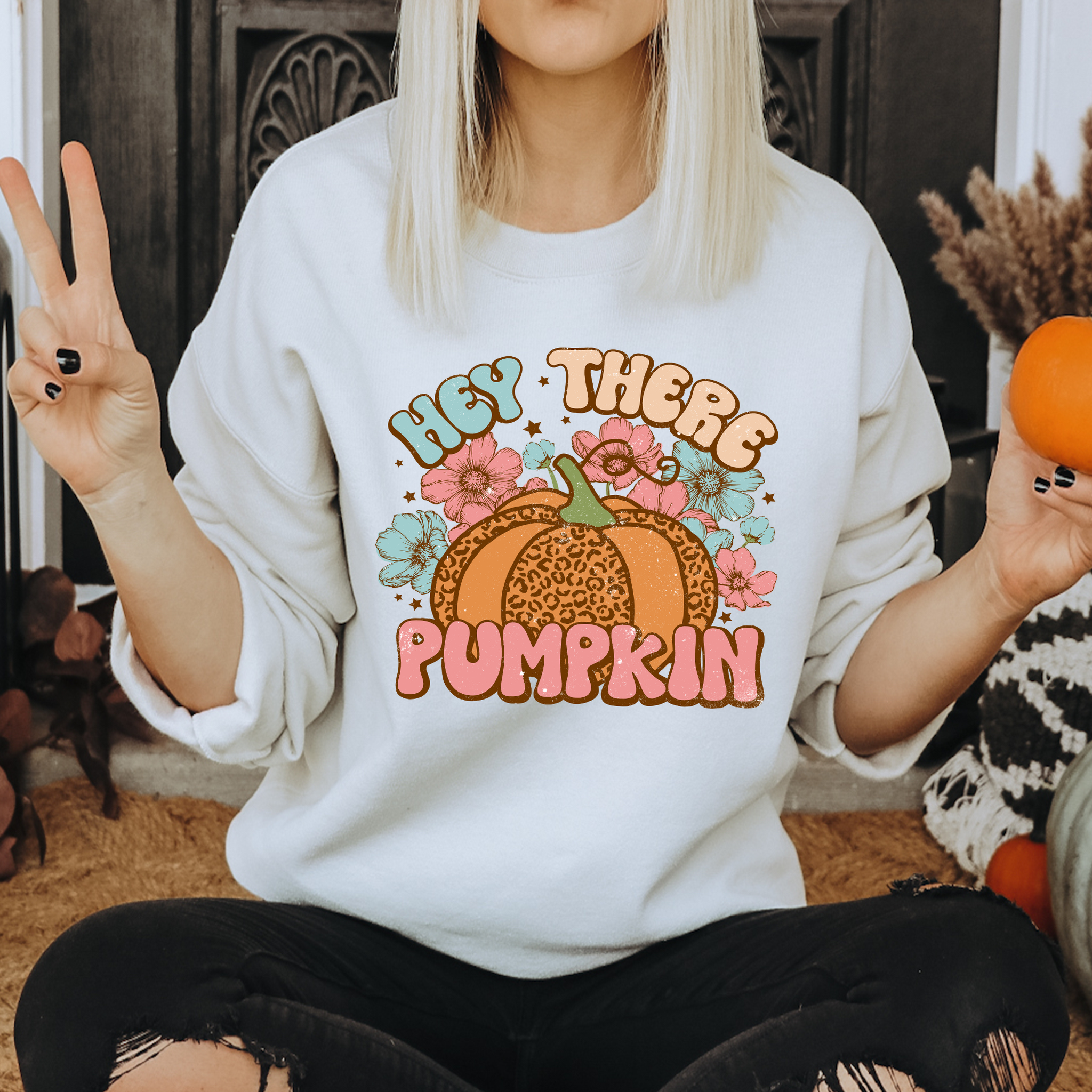 Hey There Pumpkin - DTF Transfer