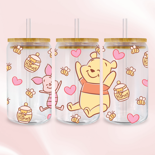 Honey Bear Friends Wrap - UV DTF Sticker