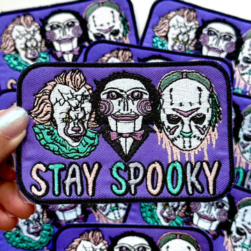 Stay Spooky Serial Killers - Embroidered Patch