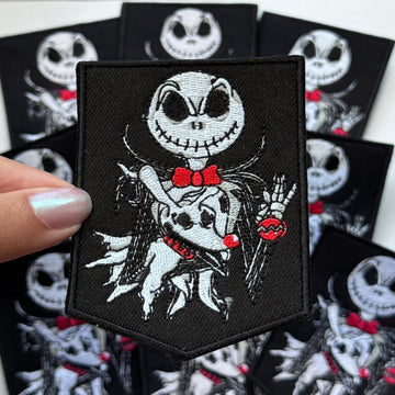 Jack and Zero - Embroidered Patch