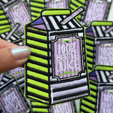 100% BeetleJuice - Embroidered Patch