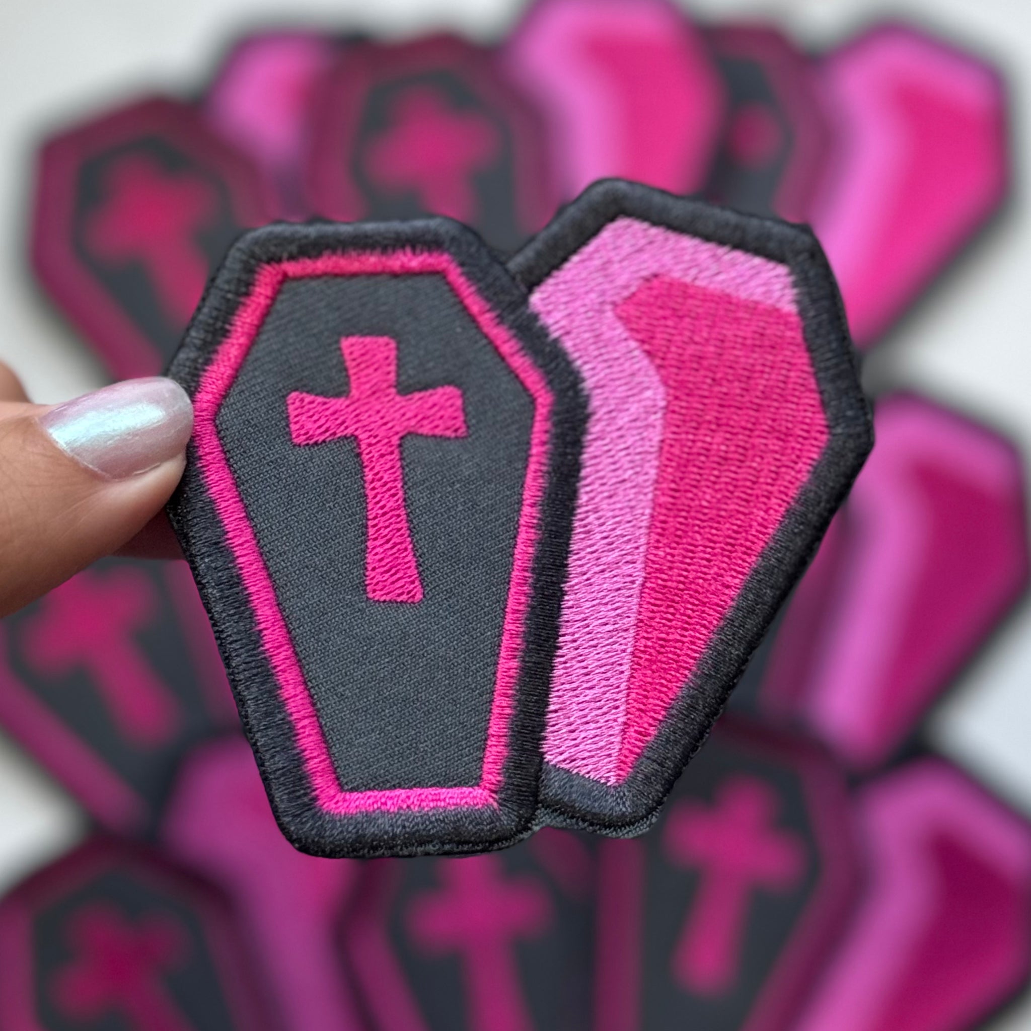 Vampire Coffin - Embroidered Patch