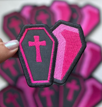 Vampire Coffin - Embroidered Patch