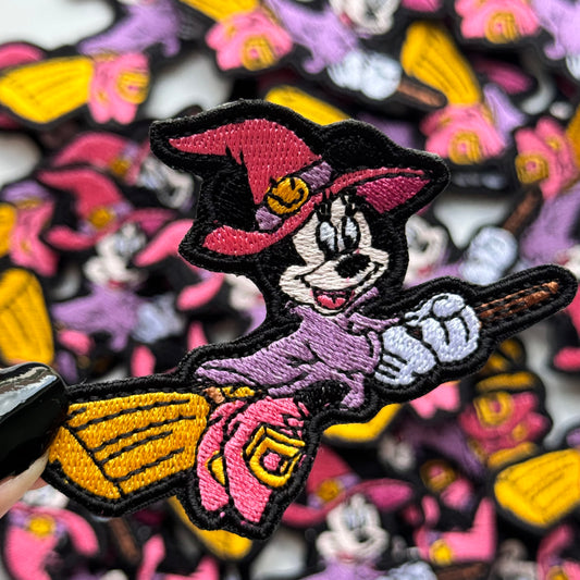 Minnie Witch - Embroidered Patch