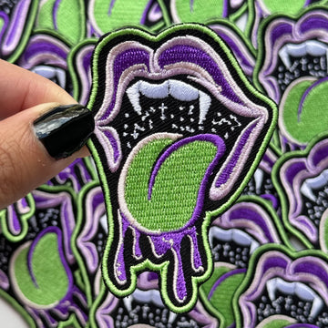 Vampire Mouth - Embroidered Patch