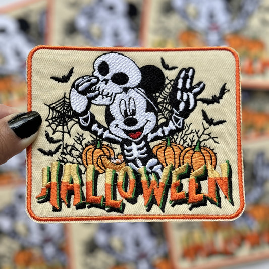 Mickey Halloween - Embroidered Patch