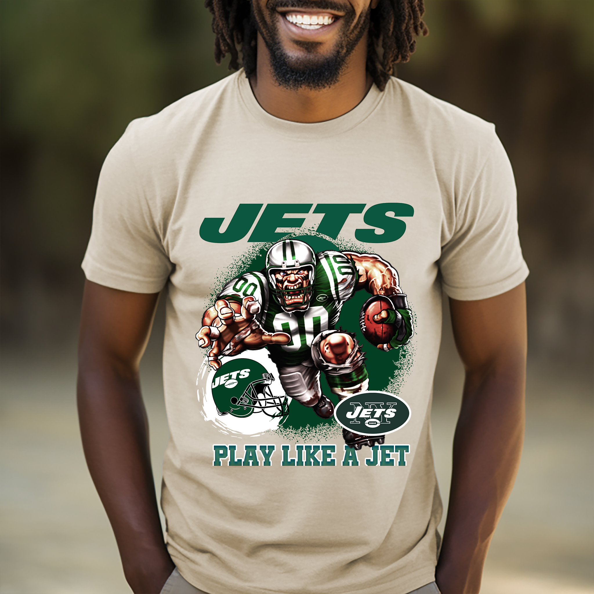 New York Jets Football Play Like A Jet - DTF Transfer