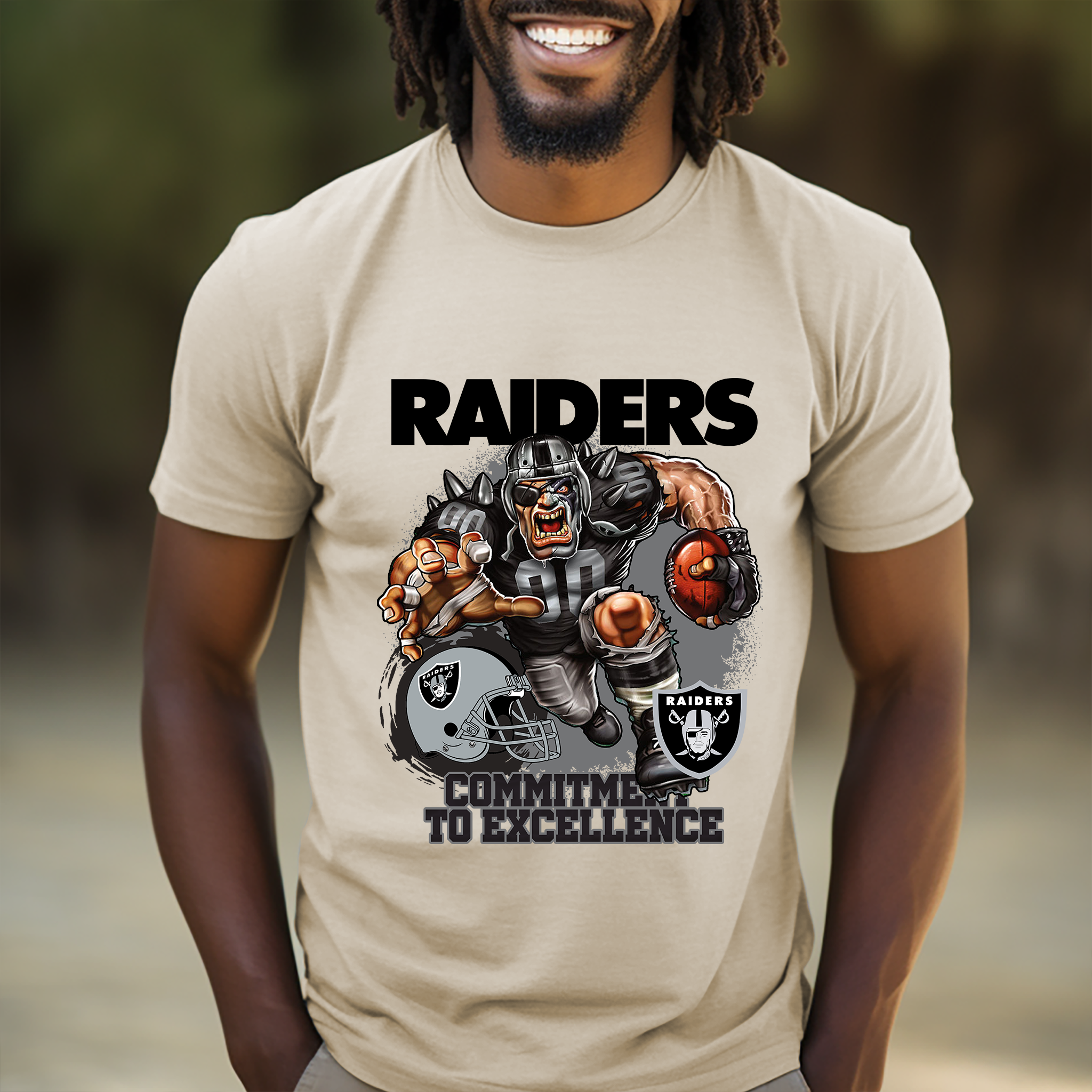 Las Vegas Raiders Football Commitment To Excellence - DTF Transfer