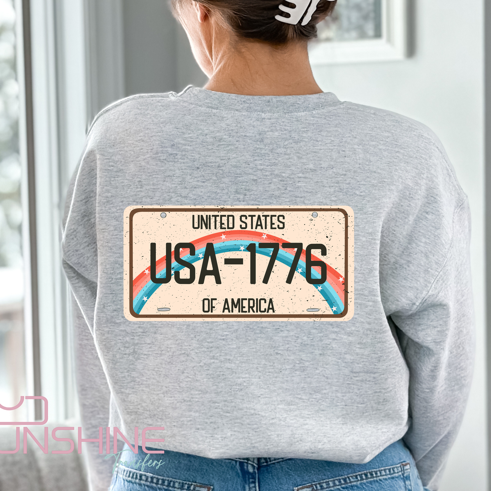 License Plate America - DTF Transfer