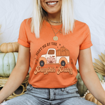 Meet Me At The Pumpkin Patch Truck- DTF Transfer