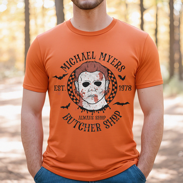 Michael Myers Butcher Shop Black - DTF Transfer