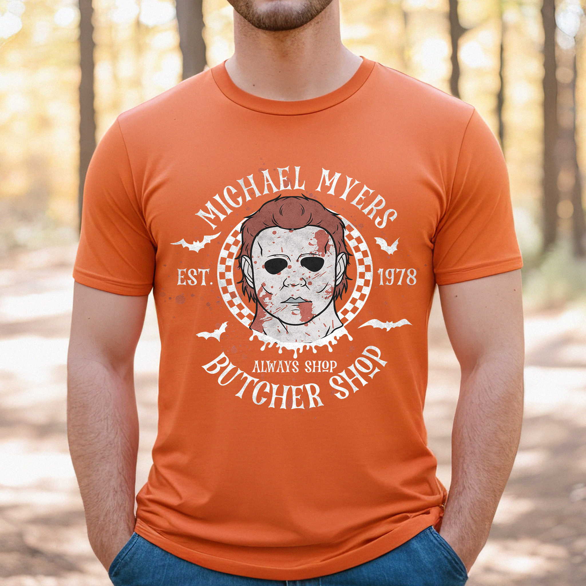 Michael Myers Butcher Shop White - DTF Transfer