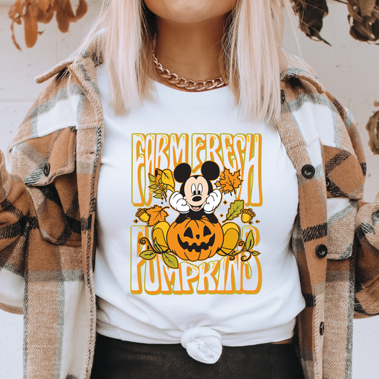 Mouse Farm Pumpkins - DTF Transfer