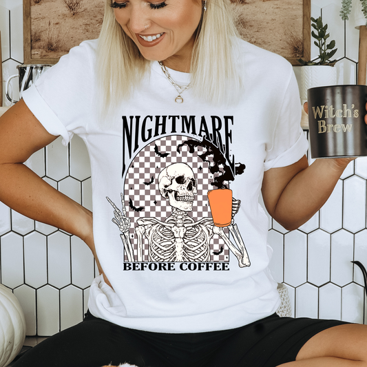 Nightmare Before Coffee - DTF Transfer