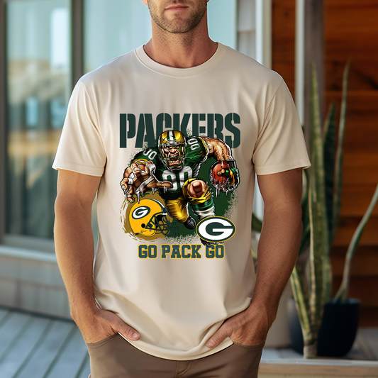 Green Bay Packers Football Go Pack Go - DTF Transfer