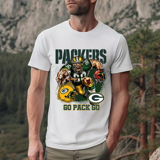 Green Bay Packers Football Go Pack Go - DTF Transfer