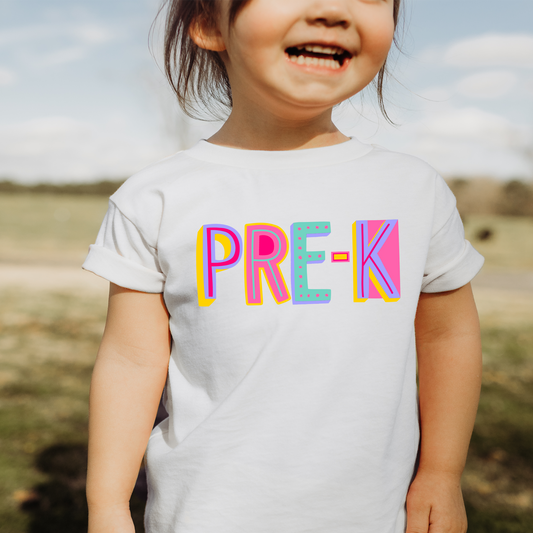 Pre-K Pink - DTF Transfer