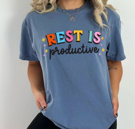 Rest Is Productive - DTF Transfer