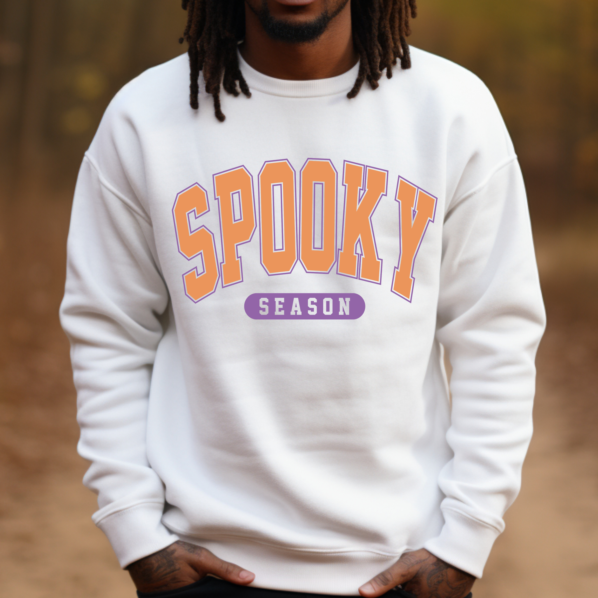 Spooky Season Purple & Orange - DTF Transfer