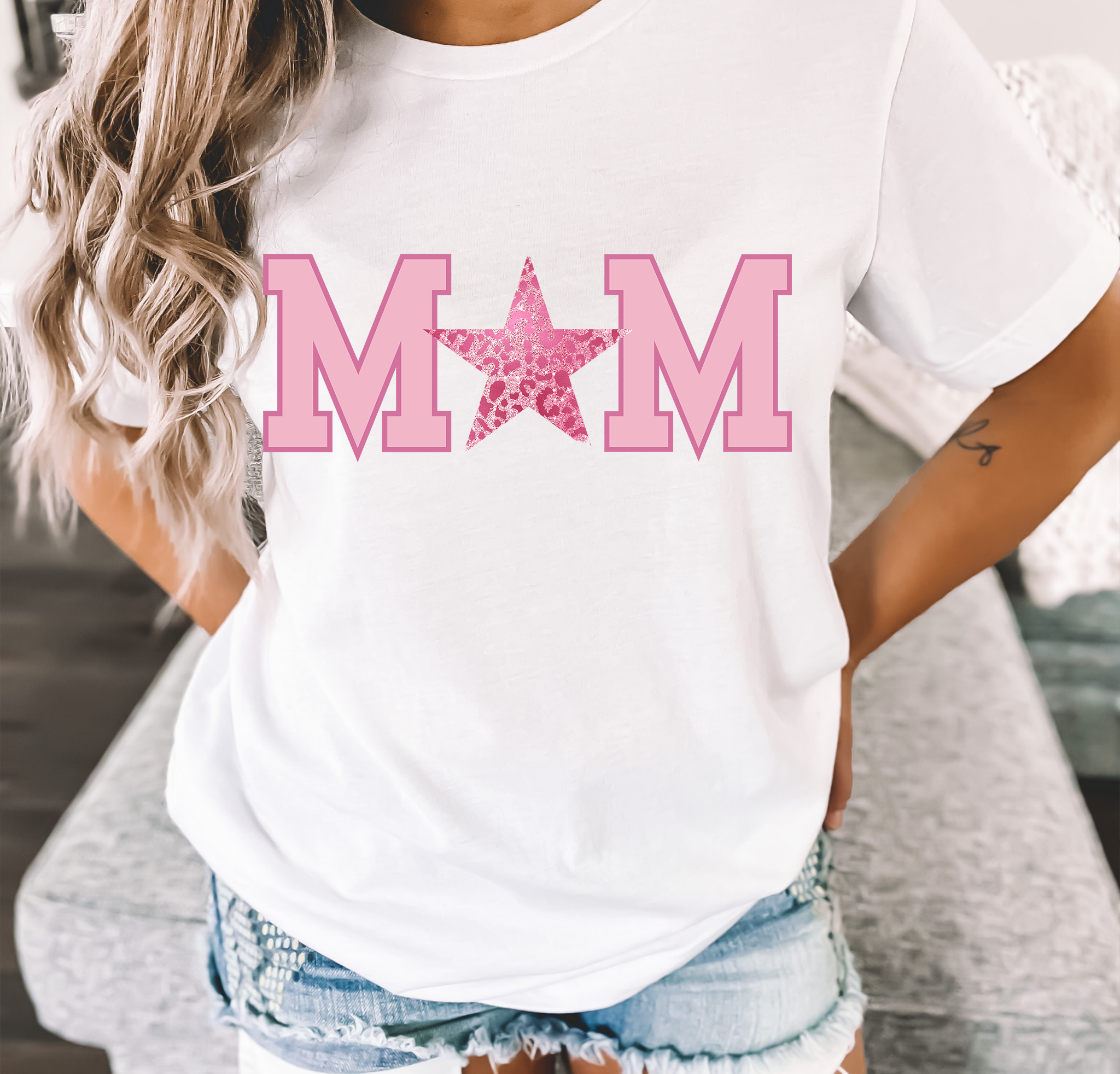 Mom Leopard Star - DTF Transfer