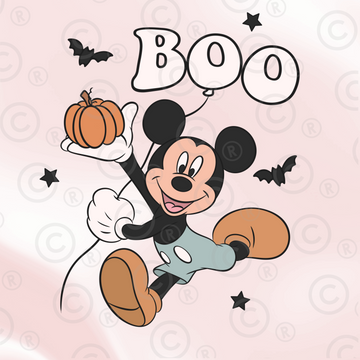 Mickey Boo - UV DTF Sticker