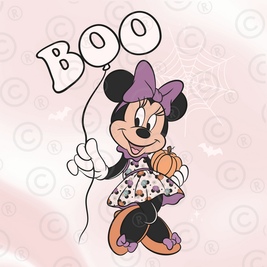 Minnie Boo - UV DTF Sticker