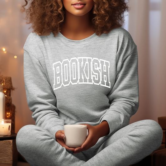 Varsity Bookish In White - DTF Transfer