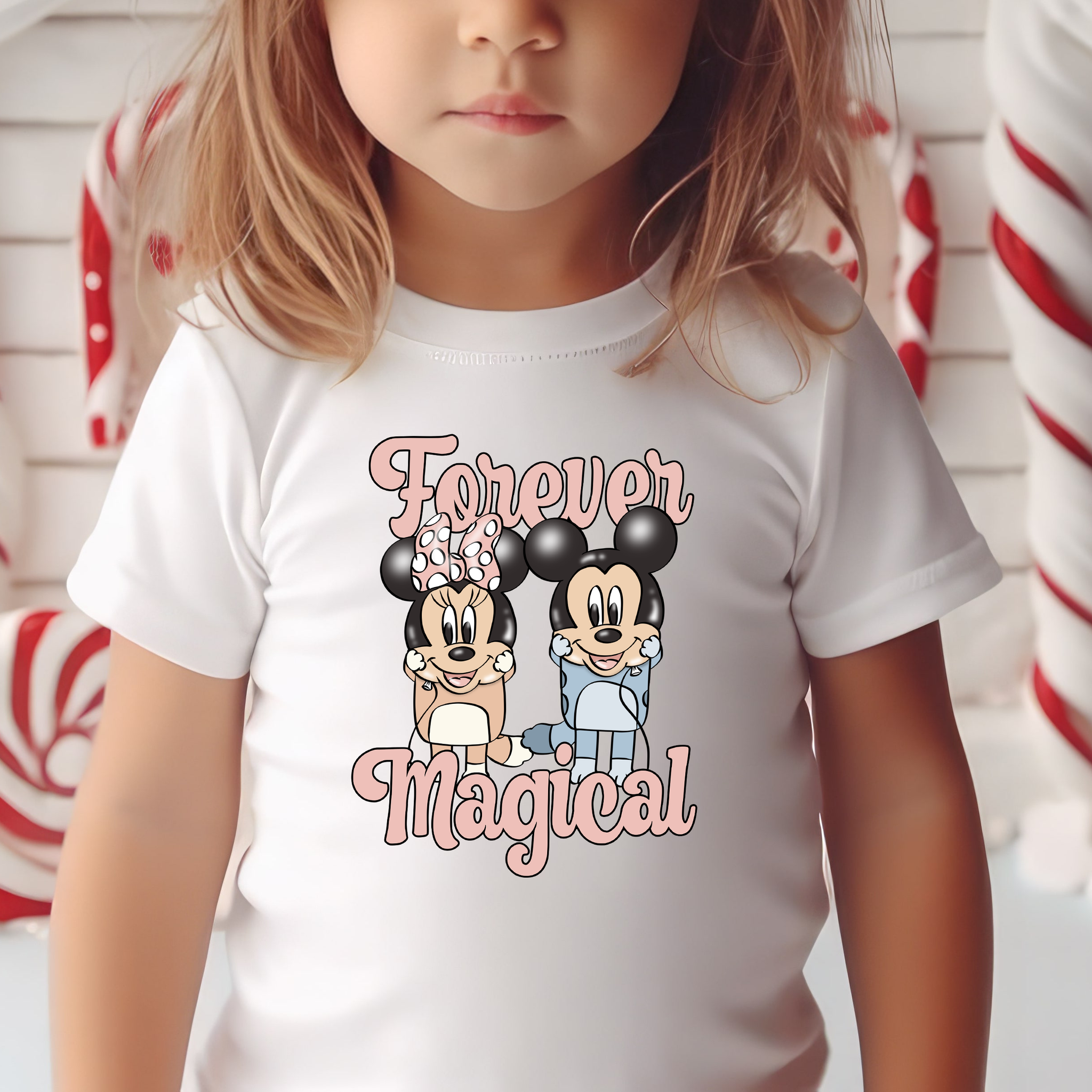 Bluey Mickey & Minnie Forever Magical- DTF Transfer