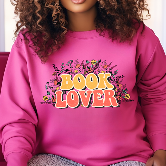 Book Lover Floral - DTF Transfer