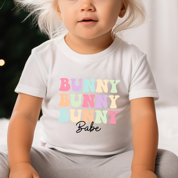 Bunny Babe Multi Colored - DTF Transfer