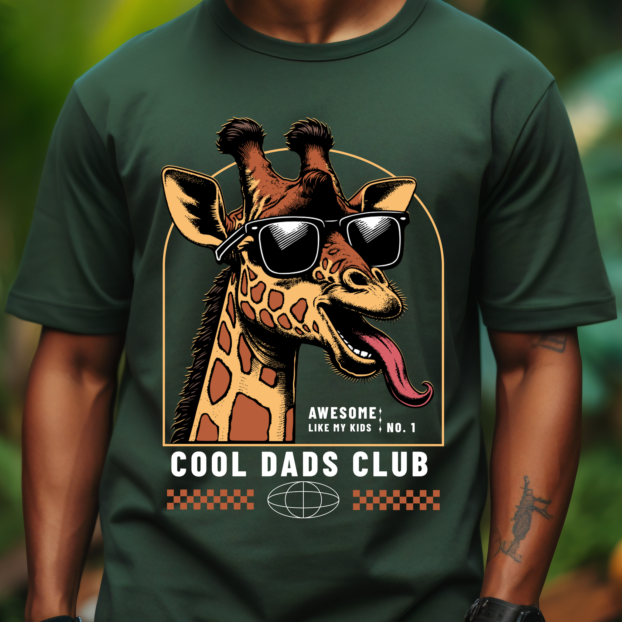 Cool Dads Club Giraffe - DTF Transfer